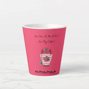 Valentinstag-Tasse Milchtasse
