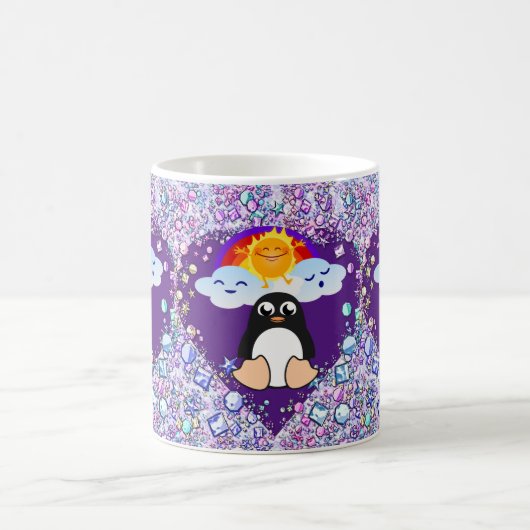 Valentinstag Tasse Pinguin Hearts (Mittel)