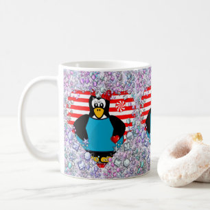 Valentinstag Tasse Pinguin Hearts