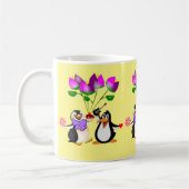 Valentinstag Tasse Pinguin Hearts (Links)