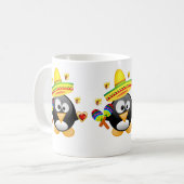 Valentinstag Tasse Pinguin Hearts (Vorderseite Links)