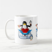 Valentinstag Tasse Pinguin Hearts (Links)