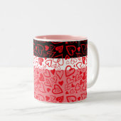 Valentinstag Tasse Spaß Rotes Herz (VorderseiteRechts)