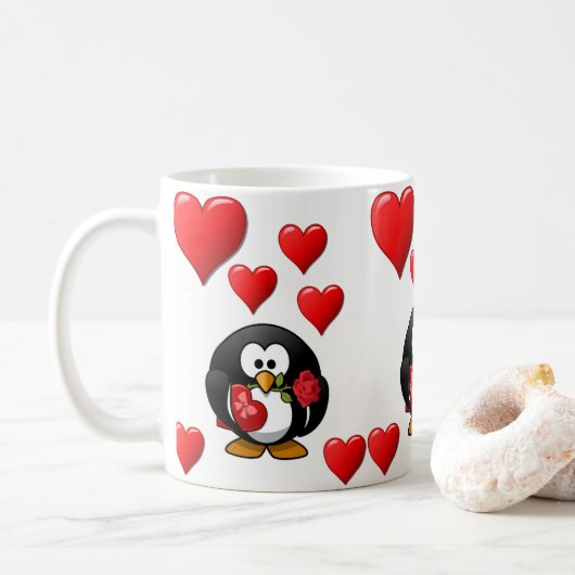 Valentinstag Tasse Tasse (Mit Donut)