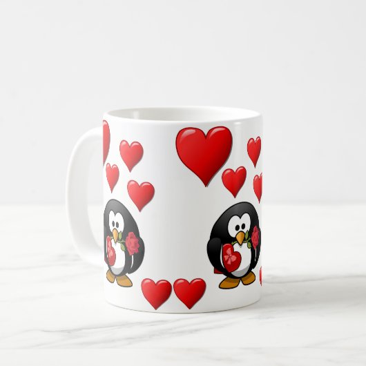 Valentinstag Tasse Tasse (Vorderseite Links)