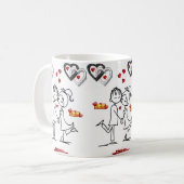 Valentinstag Tasse Tasse (Vorderseite Links)