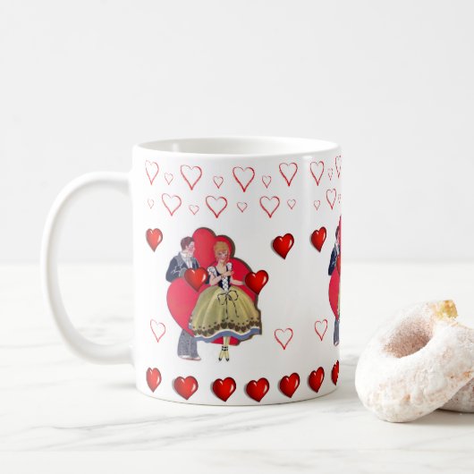 Valentinstag Tasse Tasse (Mit Donut)