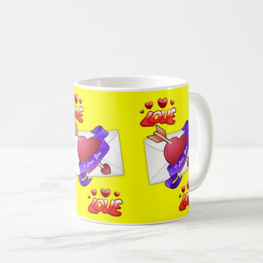 Valentinstag Tasse Tasse (VorderseiteRechts)