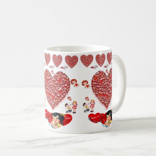 Valentinstag Tasse Tasse (VorderseiteRechts)