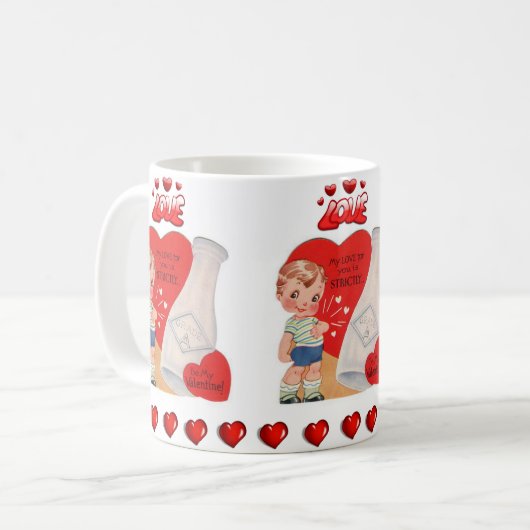 Valentinstag Tasse Tasse (Vorderseite Links)