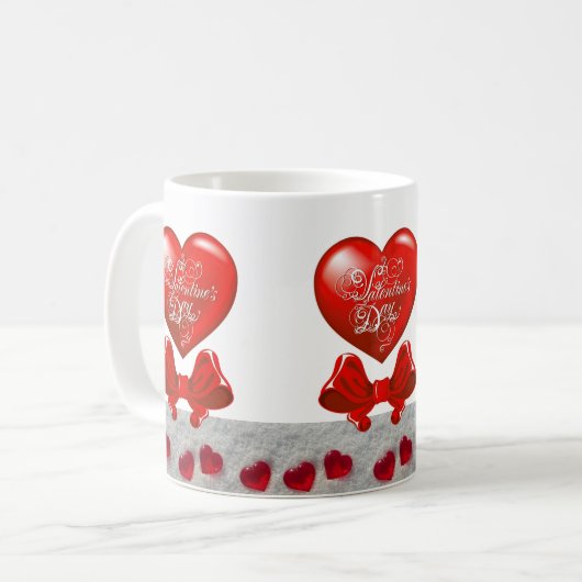 Valentinstag Tasse Tasse (Vorderseite Links)