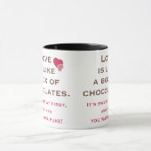 Valentinstag-Tasse Tasse (Zentrum)