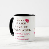 Valentinstag-Tasse Tasse (Vorderseite Links)