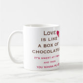 Valentinstag-Tasse Tasse (Links)