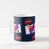 Valentinstag Tasse Tasse (Vorderseite Links)