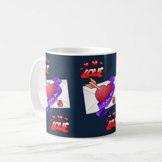 Valentinstag Tasse Tasse (Vorderseite Links)