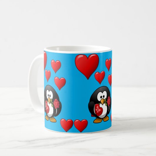 Valentinstag Tasse Tasse (Vorderseite Links)