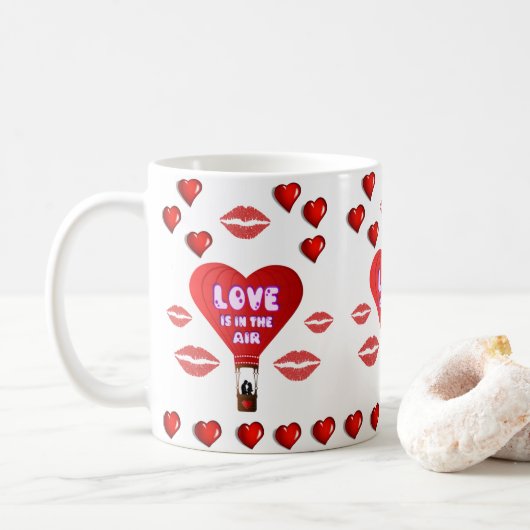 Valentinstag Tasse Tasse (Mit Donut)
