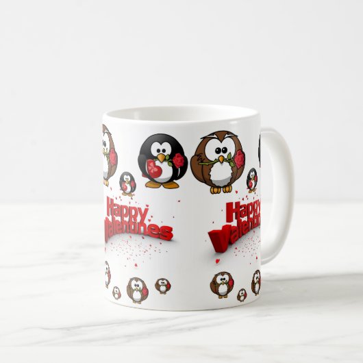 Valentinstag Tasse Tasse (VorderseiteRechts)