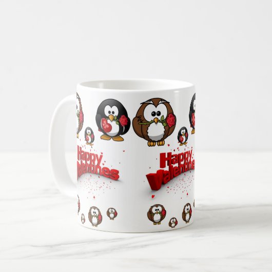 Valentinstag Tasse Tasse (Vorderseite Links)