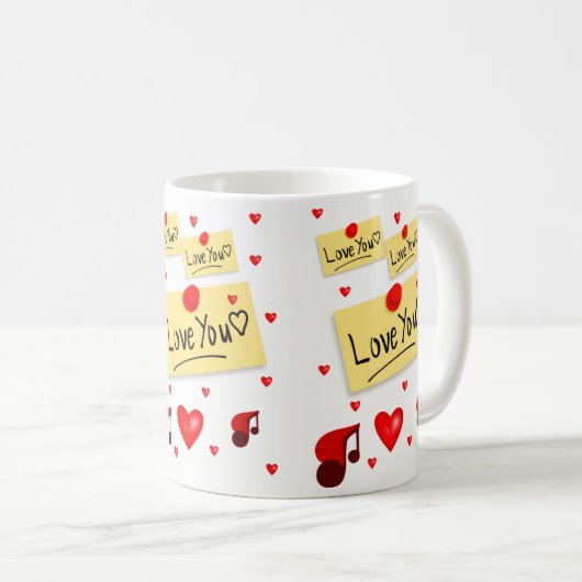 Valentinstag Tasse Tasse (VorderseiteRechts)