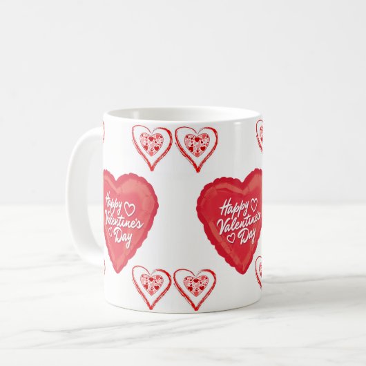 Valentinstag Tasse Tasse (Vorderseite Links)