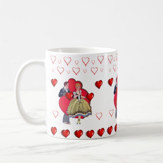 Valentinstag Tasse Tasse (Links)