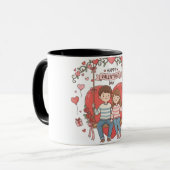 😊 "Valentinstag Tasse" 😊 Tasse (Vorderseite Links)
