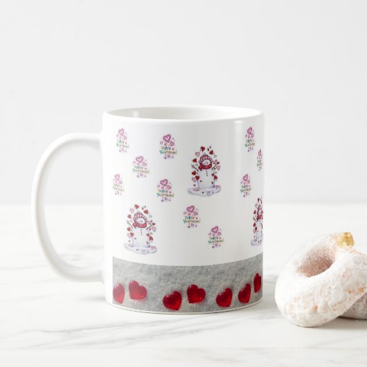 Valentinstag Tasse Tasse (Mit Donut)