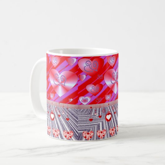 Valentinstag Tasse Tasse (Vorderseite Links)