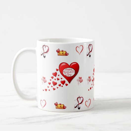 Valentinstag Tasse Tasse (Links)