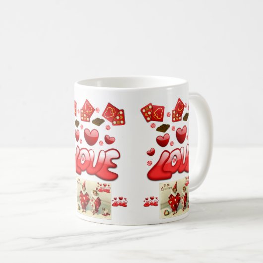 Valentinstag Tasse Tasse (VorderseiteRechts)