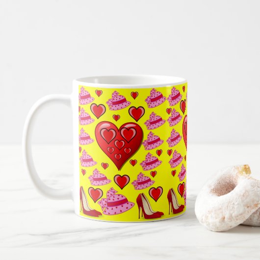 Valentinstag Tasse Tasse (Mit Donut)
