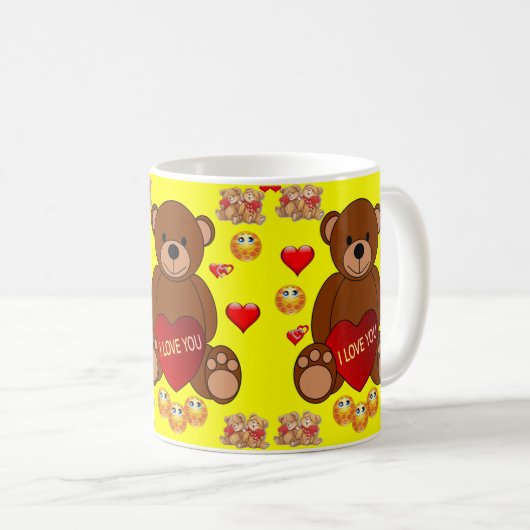 Valentinstag Tasse Tasse (VorderseiteRechts)