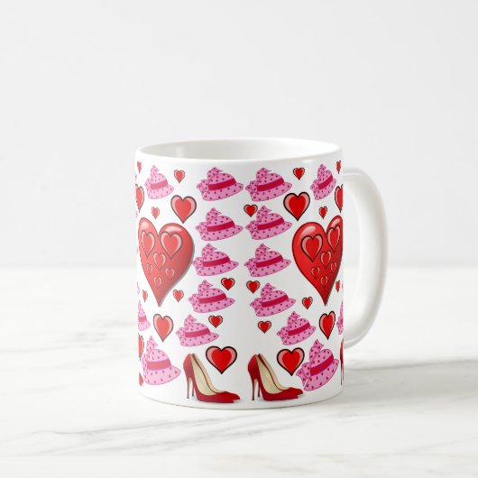 Valentinstag Tasse Tasse (VorderseiteRechts)