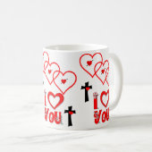 Valentinstag Tasse Tasse (VorderseiteRechts)