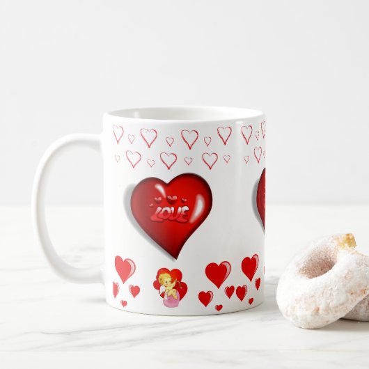Valentinstag Tasse Tasse (Mit Donut)