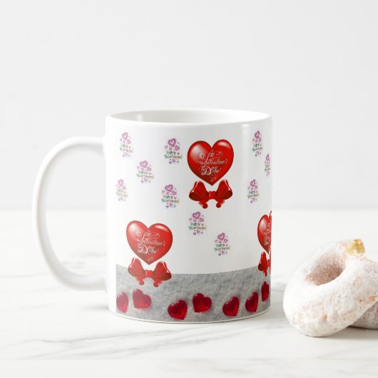 Valentinstag Tasse Tasse (Mit Donut)