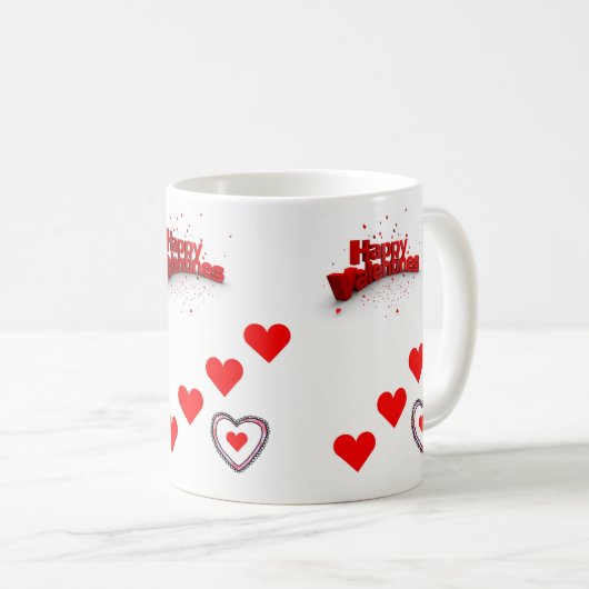 Valentinstag Tasse Tasse (VorderseiteRechts)