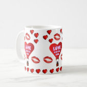 Valentinstag Tasse Tasse (Vorderseite Links)