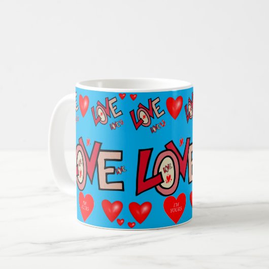 Valentinstag Tasse Tasse (Vorderseite Links)