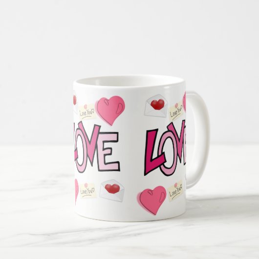Valentinstag Tasse Tasse (VorderseiteRechts)