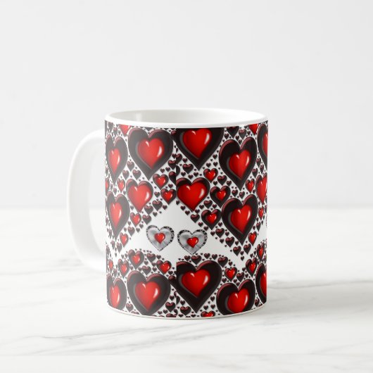 Valentinstag Tasse Tasse (Vorderseite Links)