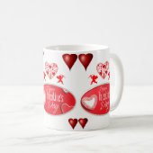 Valentinstag Tasse Tasse (VorderseiteRechts)