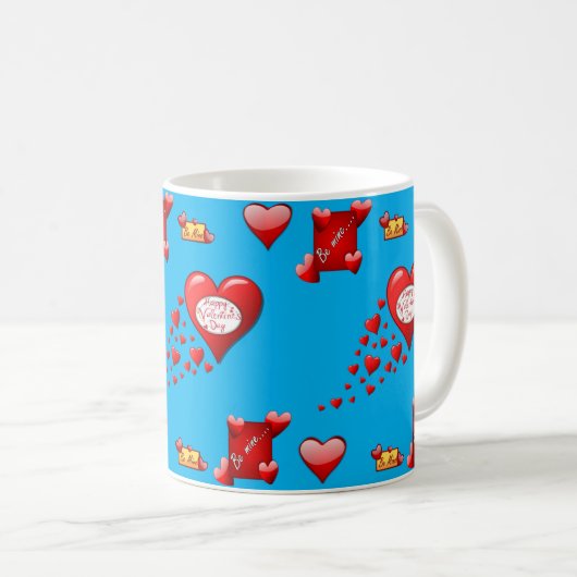 Valentinstag Tasse Tasse (VorderseiteRechts)