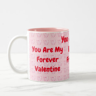 Valentinstag-Tasse Zweifarbige Tasse
