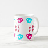 Valentinstag-Tassen und -Flaschen  Kaffeetasse (VorderseiteRechts)