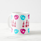 Valentinstag-Tassen und -Flaschen  Kaffeetasse (Vorderseite Links)
