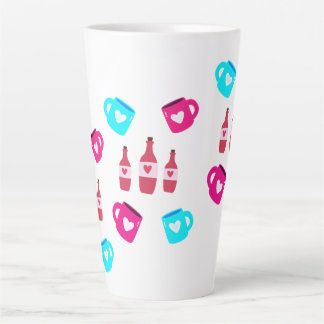 Valentinstag-Tassen und -Flaschen Milchtasse