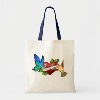 Valentinstag-Tattoo-Herz-Budget-Tasche Tragetasche